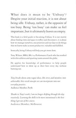 UNBUSY - how to reclaim your time and do more of what really matters