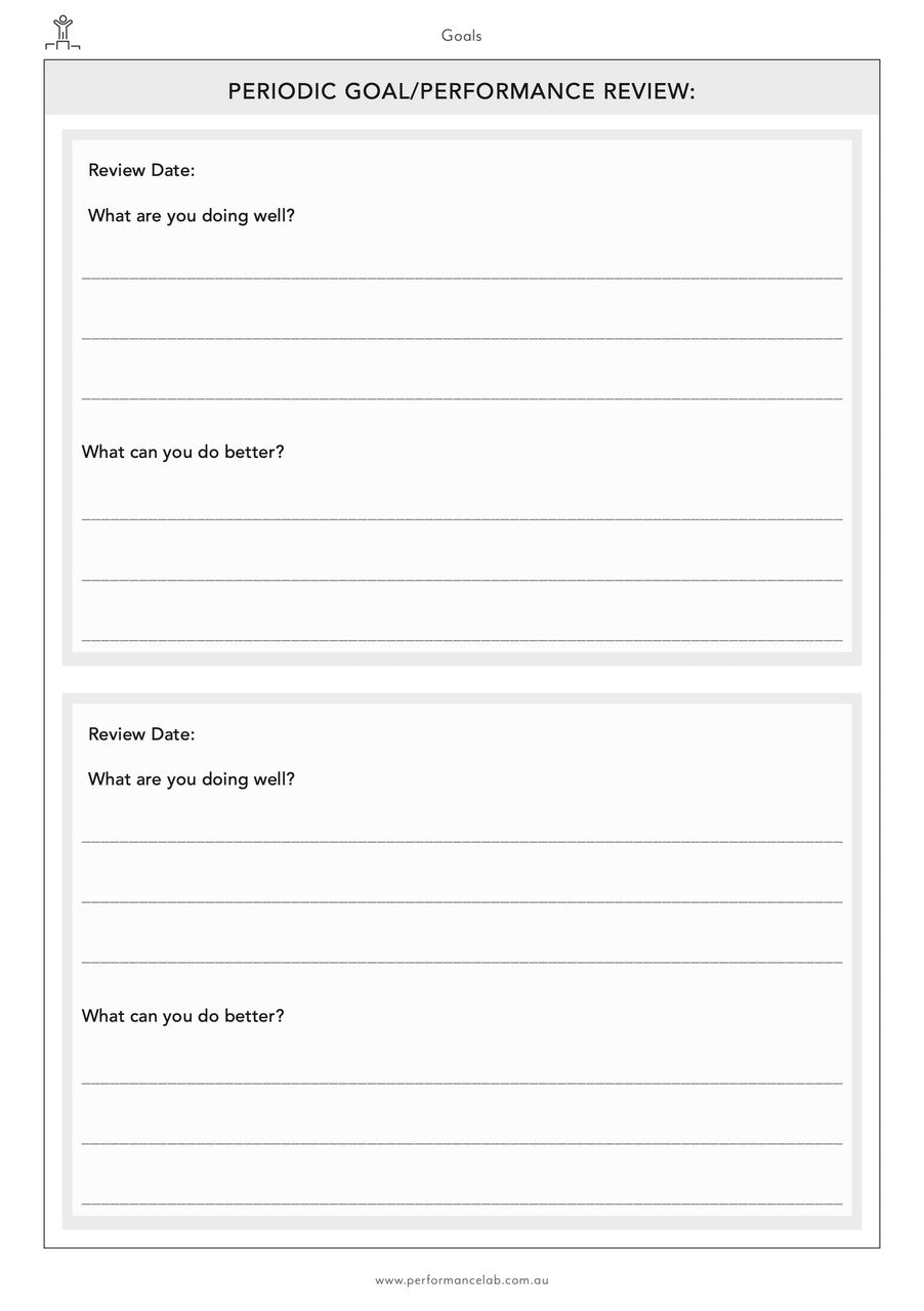 Training Journal
