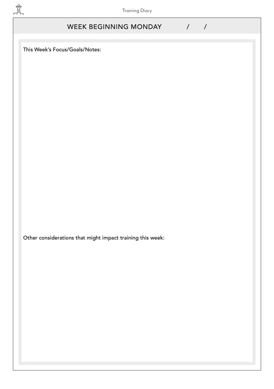 Training Journal