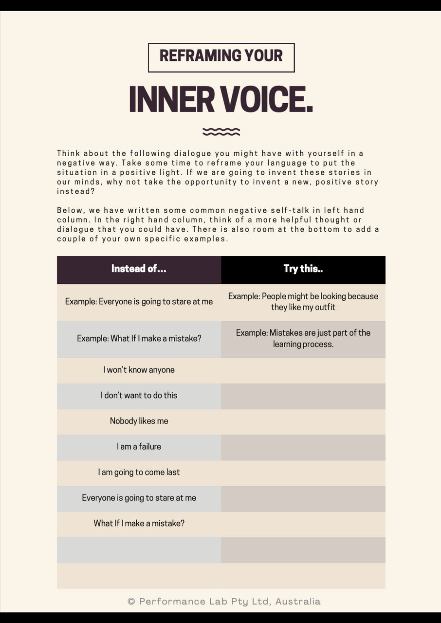 FREE INTRO Tools for Managing Stress, Anxiety and Performing Under Pressure [printable PDF]