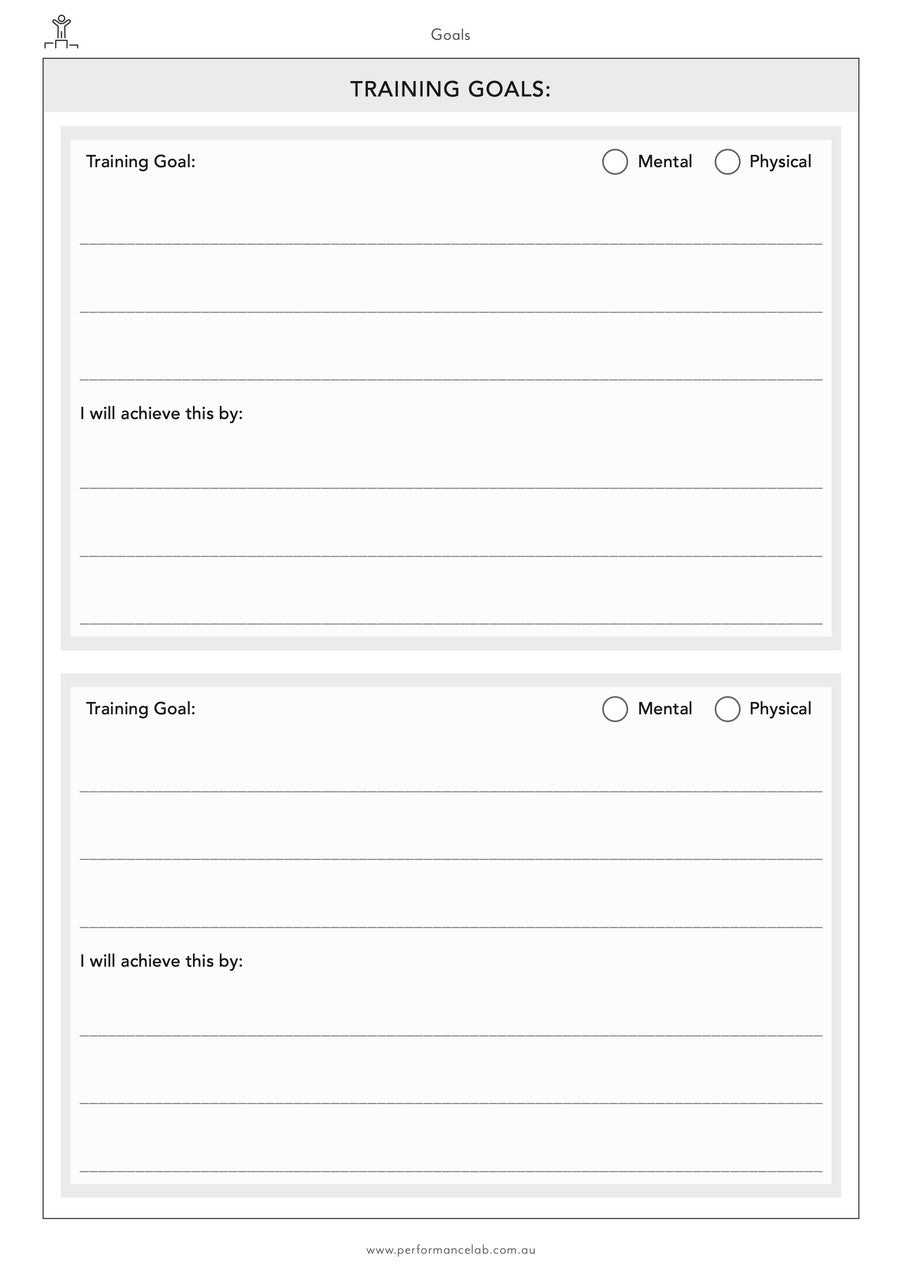 Training Journal